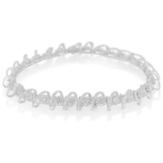 Bracelets JMS always Original Haus of Brilliance 925 Sterling Silver 34 Cttw Diamond Illusion Plate Link Bracelet IJ Color I3 Clarity Size 725 Bracelets JMS always Original Haus of Brilliance 925 Sterling Silver 34 Cttw Diamond Illusion Plate Link Bracelet IJ Color I3 Clarity Size 725