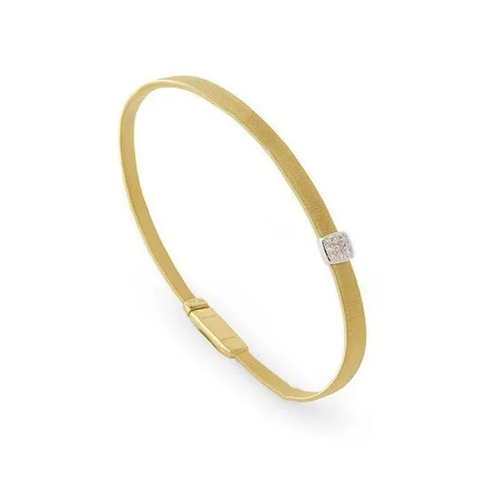 Bracelets JMS always Original Marco Bicego Masai Yellow Gold Single Station Diamond Bracelet BG731BYW Bracelets JMS always Original Marco Bicego Masai Yellow Gold Single Station Diamond Bracelet BG731BYW