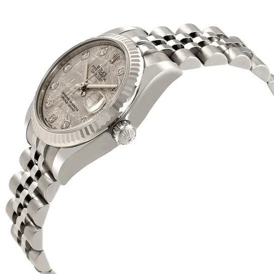 Bracelets JMS always Original Rolex Datejust Lady 31 Meteorite With Diamonds Dial Stainless Steel Jubilee Bracelet Automatic Watch 178274MTDJ