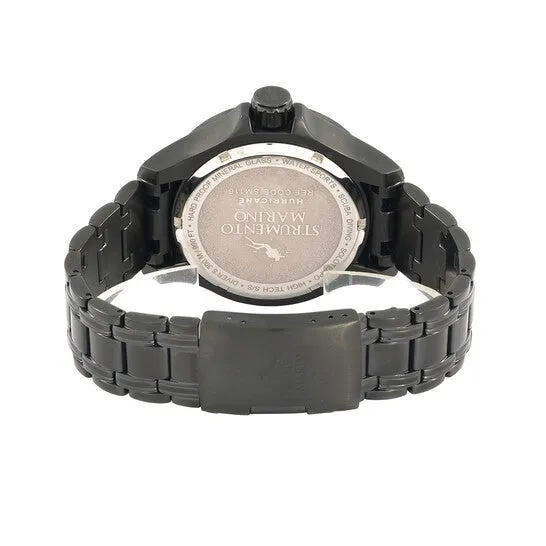 Bracelets JMS always Original Strumento Marino Hurricane 3 Hands Bracelet Quartz Black Dial Mens Watch SM116MBBKNRRS Bracelets JMS always Original Strumento Marino Hurricane 3 Hands Bracelet Quartz Black Dial Mens Watch SM116MBBKNRRS