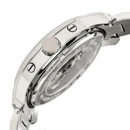 Bracelets Original Reign Kahn Black Skeleton Roman Numeral Silvertone Bracelet Mens Watch RN4302 JMS always Bracelets Original Reign Kahn Black Skeleton Roman Numeral Silvertone Bracelet Mens Watch RN4302 JMS always
