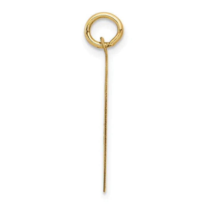 Charm Necklaces 14k Yellow Gold Chihuahua Disc Charm Goldia