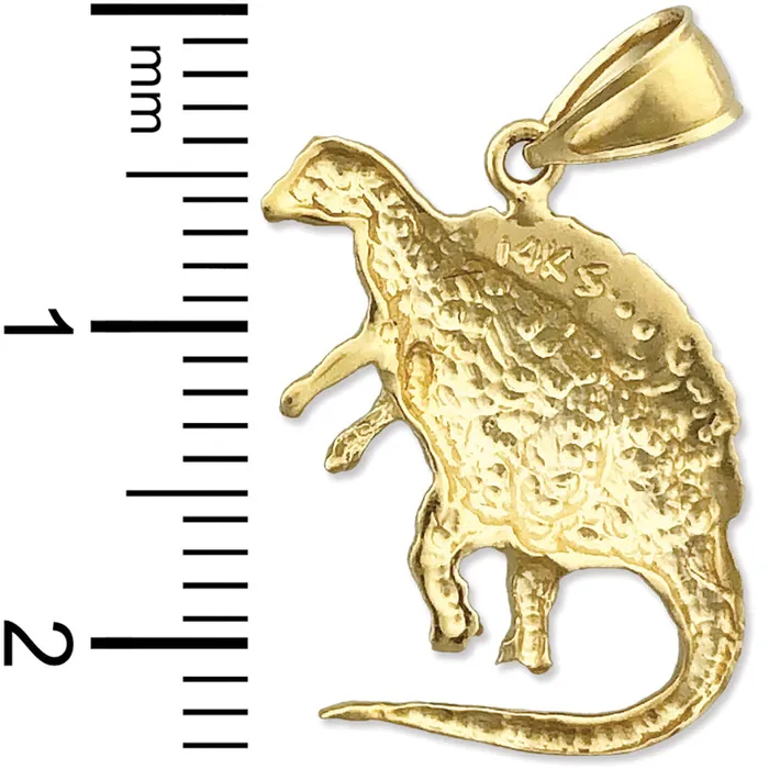 Charm Necklaces Goldia 14K Gold Dinosaur Charm