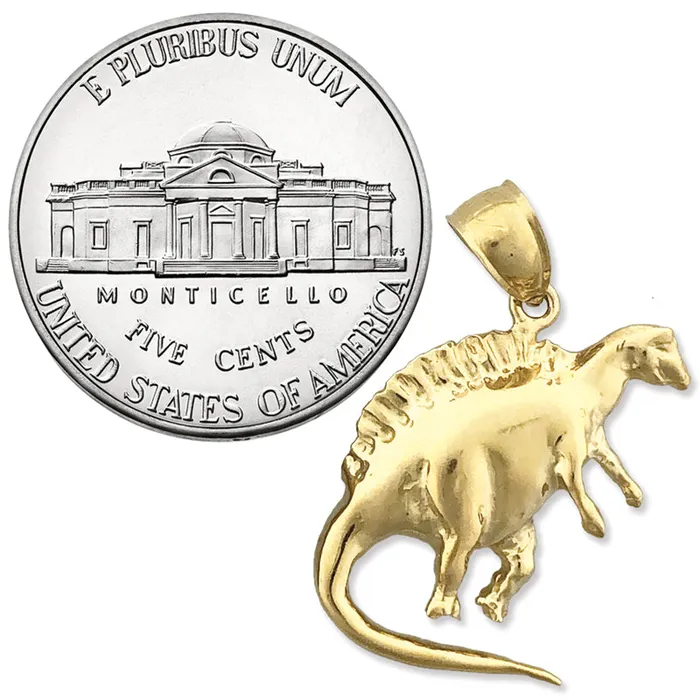 Charm Necklaces Goldia 14K Gold Dinosaur Charm