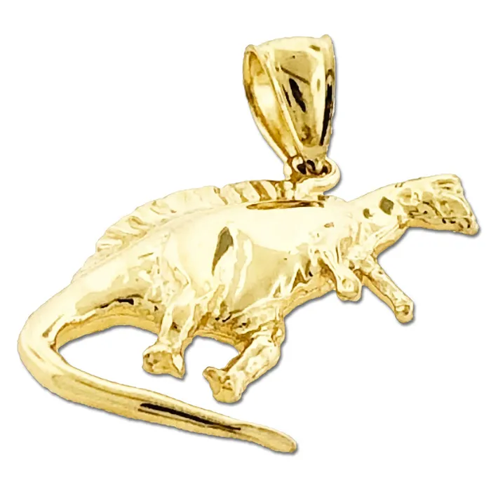 Charm Necklaces Goldia 14K Gold Dinosaur Charm