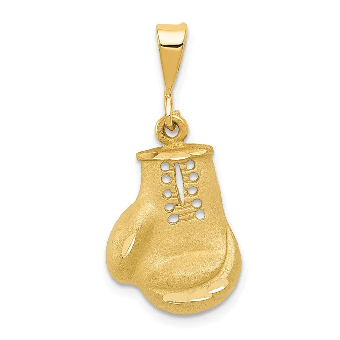 Charm Necklaces Goldia 14k Yellow Gold Boxing Glove Charm