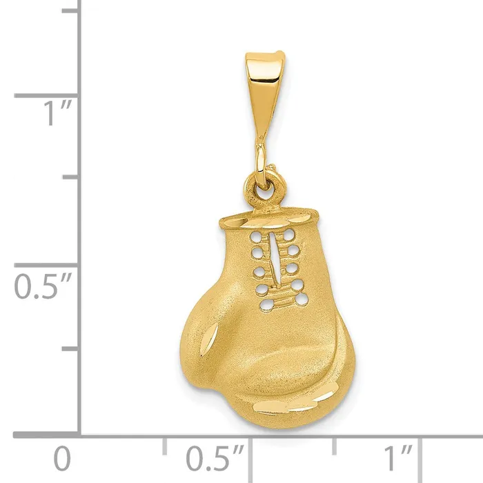 Charm Necklaces Goldia 14k Yellow Gold Boxing Glove Charm