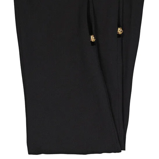 Charm Necklaces JMS always Original Versace Ladies Black Medusacharm Cropped Trousers Charm Necklaces JMS always Original Versace Ladies Black Medusacharm Cropped Trousers