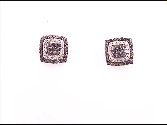 Earrings gndatlanta 10k Yellow Gold Black Diamond Cluster Earrings 15 Cttw Earrings gndatlanta 10k Yellow Gold Black Diamond Cluster Earrings 15 Cttw