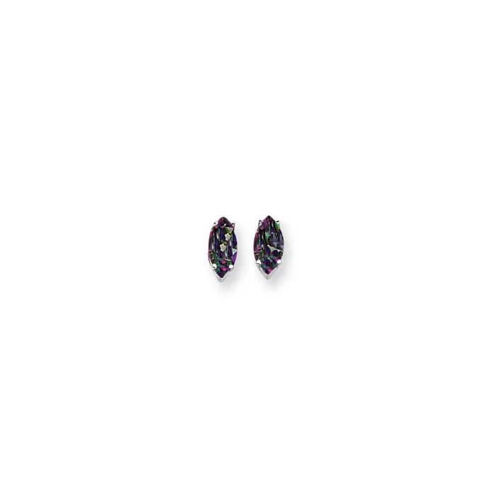 Earrings Goldia 14k White Gold Mystic Topaz Earring