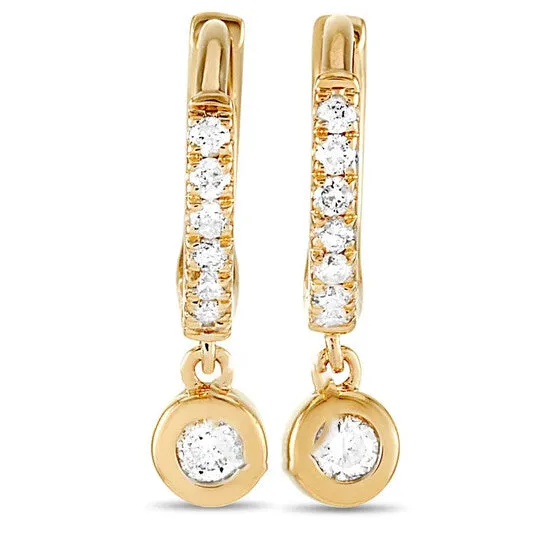 Earrings JMS always Original LB Exclusive 14K Yellow Gold 015 ct Diamond Earrings Earrings JMS always Original LB Exclusive 14K Yellow Gold 015 ct Diamond Earrings