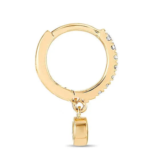 Earrings JMS always Original LB Exclusive 14K Yellow Gold 015 ct Diamond Earrings