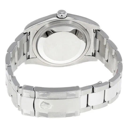 Earrings JMS always Original Rolex Datejust Black Concentric Dial Steel and 18K White Gold Mens Watch 116234BKCAO