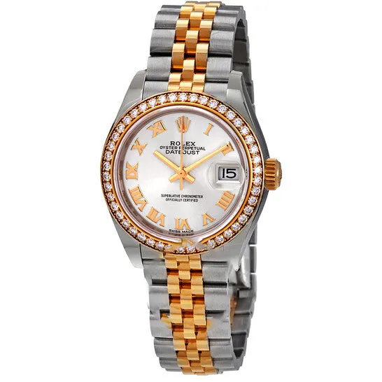 Earrings JMS always Original Rolex LadyDatejust 28 Silver Dial Automatic Ladies Steel and 18kt Yellow Gold Jubilee Watch 279383SRJ Earrings JMS always Original Rolex LadyDatejust 28 Silver Dial Automatic Ladies Steel and 18kt Yellow Gold Jubilee Watch 279383SRJ