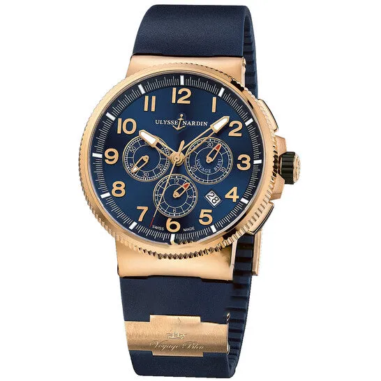 Earrings JMS always Original Ulysse Nardin Maxi Marine Chronograph Blue Dial 18K Rose Gold Automatic Mens Watch 1506150LE363VB Earrings JMS always Original Ulysse Nardin Maxi Marine Chronograph Blue Dial 18K Rose Gold Automatic Mens Watch 1506150LE363VB