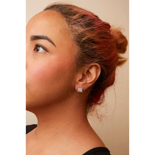 Earrings Original Haus of Brilliance 10K White Gold 34 Cttw Princess Diamond Composite Stud Earrings IJ Color I1I2 Clarity JMS always Earrings Original Haus of Brilliance 10K White Gold 34 Cttw Princess Diamond Composite Stud Earrings IJ Color I1I2 Clarity JMS always