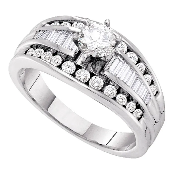 gndatlanta 1 CTDiamond 38CTCRD BRIDAL RING Rings