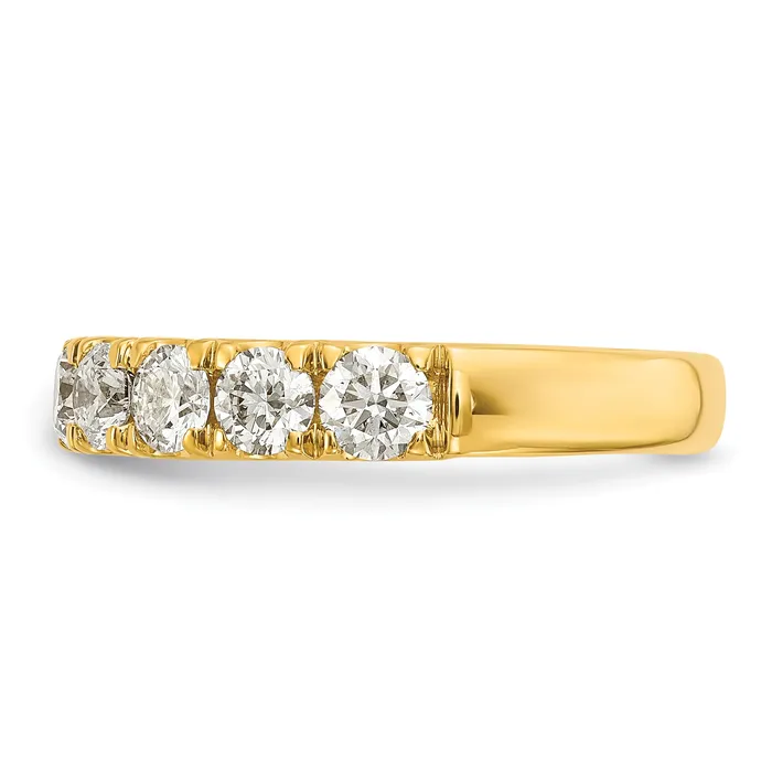 Goldia 14k Yellow Gold 1 12 Ct Lab Grown Diamond VSSI G Wedding Band Ring Rings