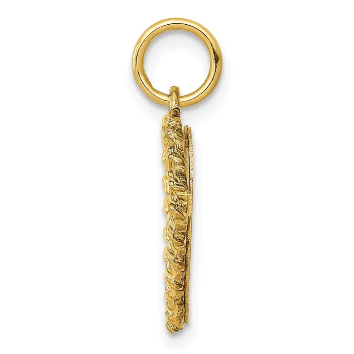 Goldia Charm Necklaces 14k Yellow Gold 1 GRANDDAUGHTER Disc Charm