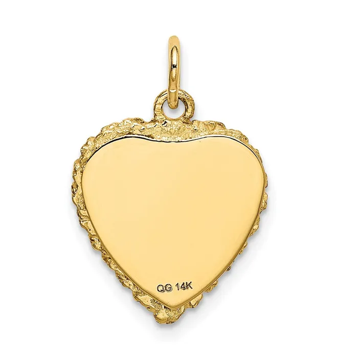 Goldia Charm Necklaces 14k Yellow Gold 1 GRANDDAUGHTER Disc Charm
