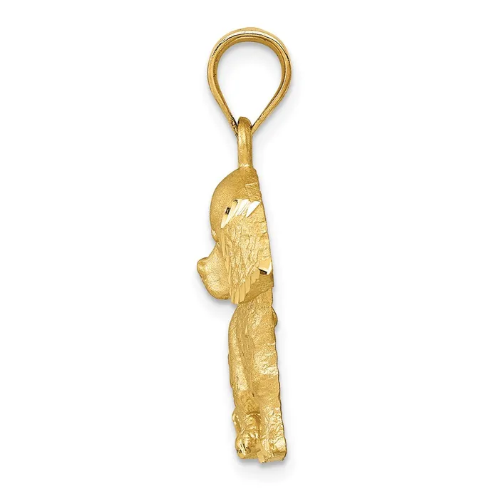 Goldia Charm Necklaces 14k Yellow Gold Dog Charm