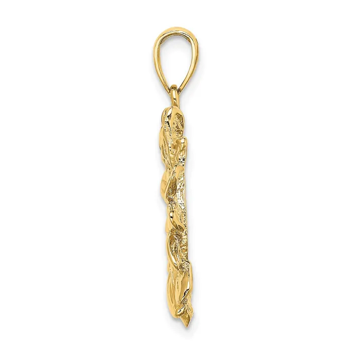 Goldia Charm Necklaces 14k Yellow Gold Smiling Sun Charm