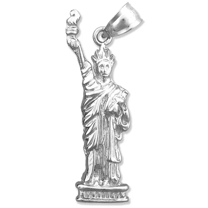 Goldia Necklaces 14K Gold New York Statue Of Liberty Pendant