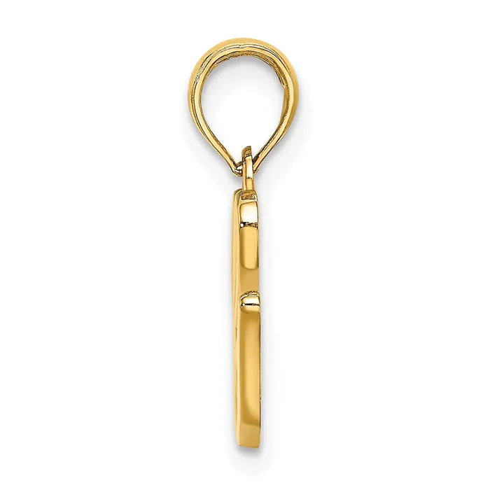 Goldia Necklaces 14k Yellow GoldY Script Letter G Initial Pendant
