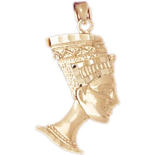 Goldia PreStyled Sets 14K Gold Queen Nefertiti Pendant