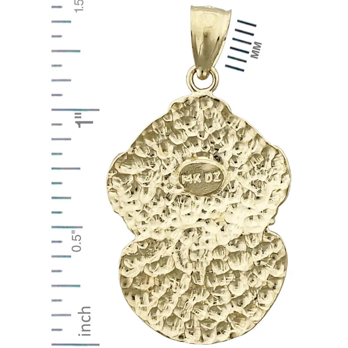 Goldia PreStyled Sets 14K Gold Scuba Diving Helmet Pendant