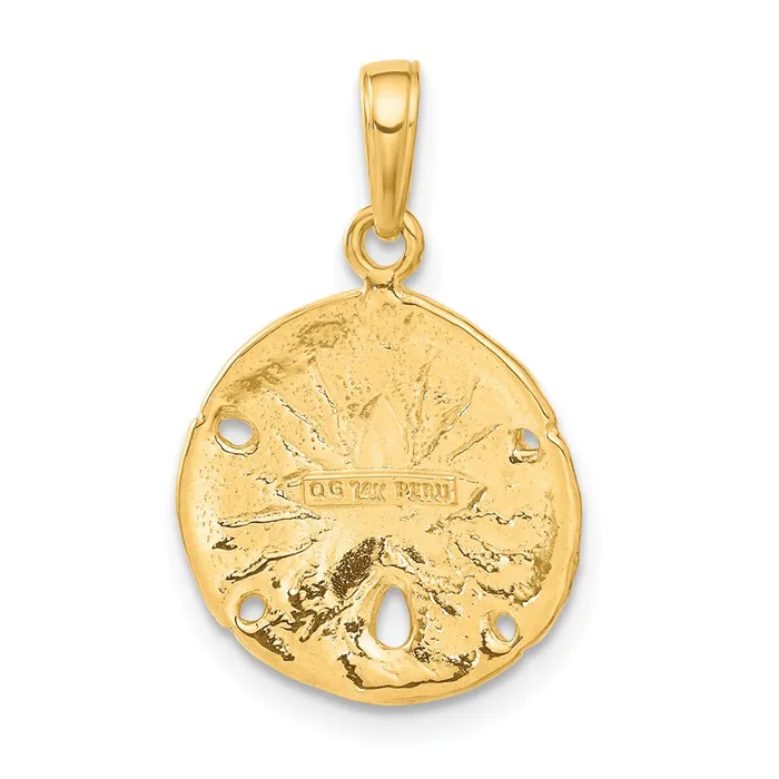 Goldia PreStyled Sets 14k Yellow Gold Sand Dollar Pendant