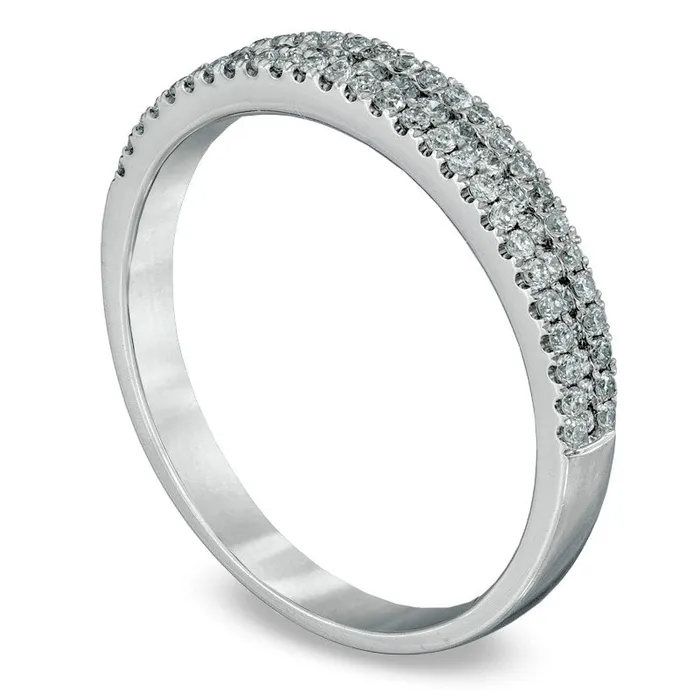 Goldia Rings 025 CT TW Natural Diamond Ring in Sterling Silver Goldia Rings 025 CT TW Natural Diamond Ring in Sterling Silver