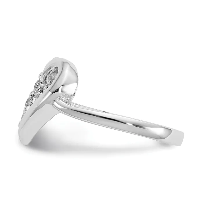 Goldia Rings 14K White Gold 10ct Diamond Heart Ring