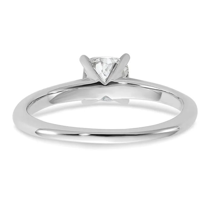 Goldia Rings 14k White Gold 34 Ct Certified Lab Grown Diamond VSSI G Cushion Solitare Engagement Ring