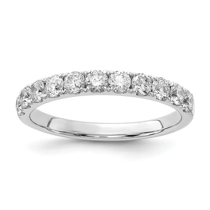 Goldia Rings 14k White Gold 34 Ct Lab Grown Diamond VSSI G Wedding Band Ring