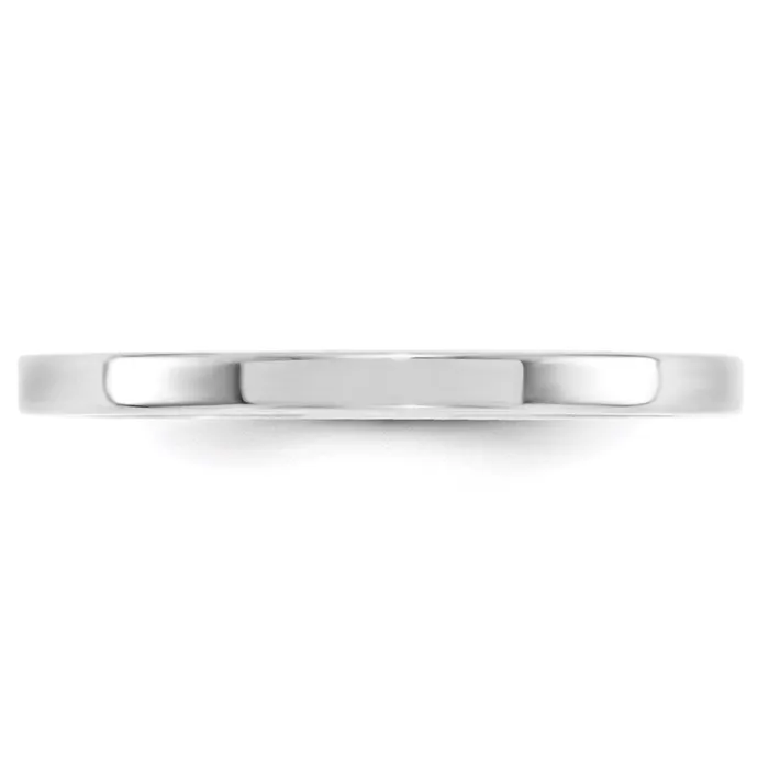 Goldia Rings Solid 10K White Gold 2mm Standard Flat Comfort Fit MensWomens Wedding Band Ring Size 105 Goldia Rings Solid 10K White Gold 2mm Standard Flat Comfort Fit MensWomens Wedding Band Ring Size 105