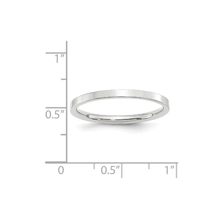 Goldia Rings Solid 10K White Gold 2mm Standard Flat Comfort Fit MensWomens Wedding Band Ring Size 105 Goldia Rings Solid 10K White Gold 2mm Standard Flat Comfort Fit MensWomens Wedding Band Ring Size 105