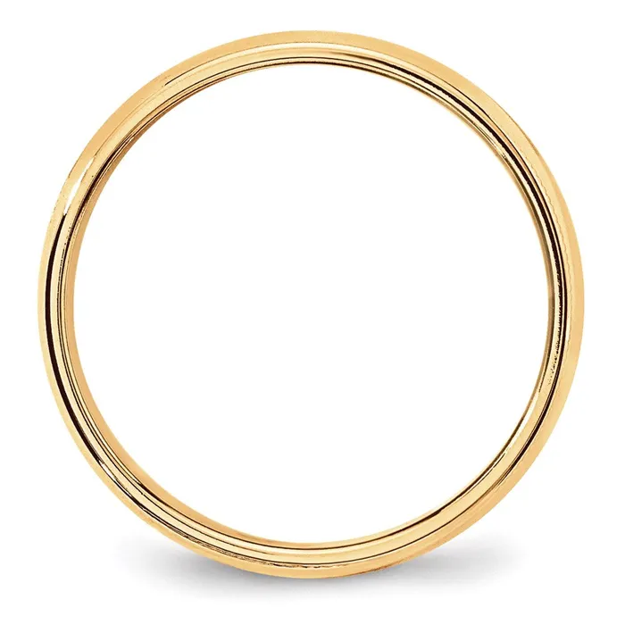 Goldia Rings Solid 10K Yellow Gold 6mm Light Weight Milgrain Half Round MensWomens Wedding Band Ring Size 85 Goldia Rings Solid 10K Yellow Gold 6mm Light Weight Milgrain Half Round MensWomens Wedding Band Ring Size 85