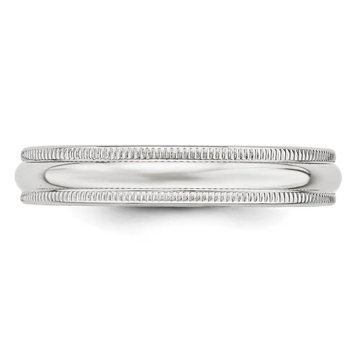 Goldia Rings Solid 10K Yellow Gold White Gold 4mm Milgrain MensWomens Wedding Band Ring Size 10 Goldia Rings Solid 10K Yellow Gold White Gold 4mm Milgrain MensWomens Wedding Band Ring Size 10
