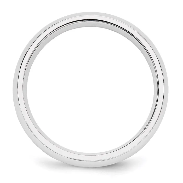 Goldia Rings Solid 10K Yellow Gold White Gold 5mm Comfort Fit MensWomens Wedding Band Ring Size 85