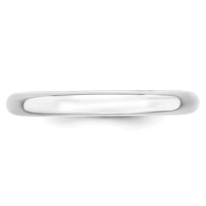Goldia Rings Solid 14K White Gold 3mm Standard Comfort Fit MensWomens Wedding Band Ring Size 135 Goldia Rings Solid 14K White Gold 3mm Standard Comfort Fit MensWomens Wedding Band Ring Size 135