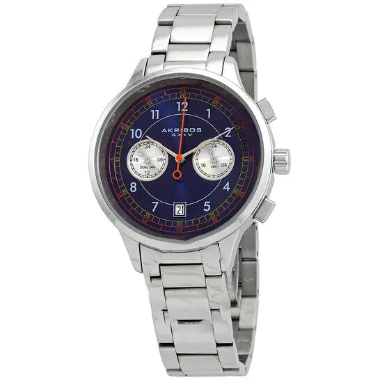 JMS always Bracelets Original Akribos XXIV Quartz Blue Dial Stainless Steel Mens Watch AK1071SSBU JMS always Bracelets Original Akribos XXIV Quartz Blue Dial Stainless Steel Mens Watch AK1071SSBU