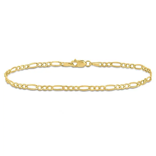 JMS always Bracelets Original AMOUR 25mm Figaro Bracelet In 10K Yellow Gold 9 In JMS always Bracelets Original AMOUR 25mm Figaro Bracelet In 10K Yellow Gold 9 In
