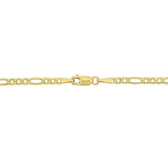 JMS always Bracelets Original AMOUR 25mm Figaro Bracelet In 10K Yellow Gold 9 In JMS always Bracelets Original AMOUR 25mm Figaro Bracelet In 10K Yellow Gold 9 In