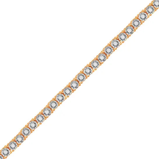 JMS always Bracelets Original Diamond Muse 12 Carat Diamond Prong Set Rose Gold Rhodium Over Sterling Silver Diamond Tennis Bracelet Diamond Quality IJI2I3 JMS always Bracelets Original Diamond Muse 12 Carat Diamond Prong Set Rose Gold Rhodium Over Sterling Silver Diamond Tennis Bracelet Diamond Quality IJI2I3