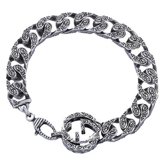 JMS always Bracelets Original Gucci Interlocking G Chain Bracelet In Silver JMS always Bracelets Original Gucci Interlocking G Chain Bracelet In Silver