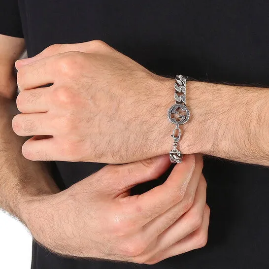JMS always Bracelets Original Gucci Interlocking G Chain Bracelet In Silver