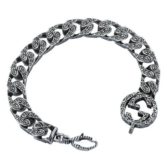 JMS always Bracelets Original Gucci Interlocking G Chain Bracelet In Silver