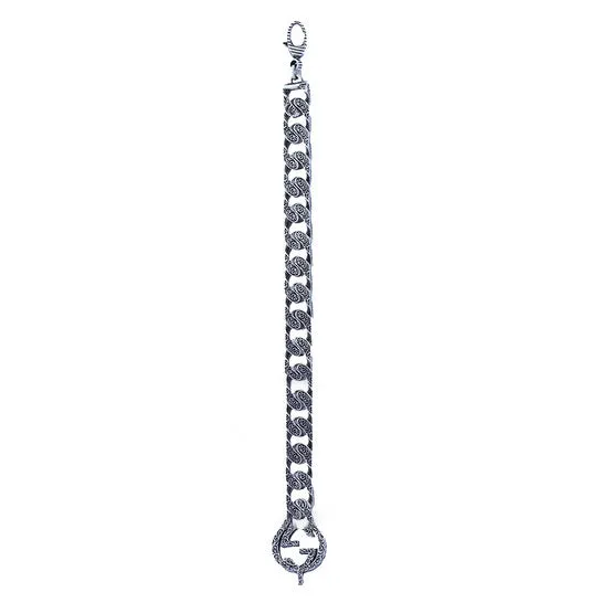 JMS always Bracelets Original Gucci Interlocking G Chain Bracelet In Silver