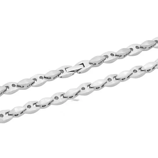 JMS always Bracelets Original Robert Alton Stainless Steel 24 Inch Mariner Link Chain JMS always Bracelets Original Robert Alton Stainless Steel 24 Inch Mariner Link Chain